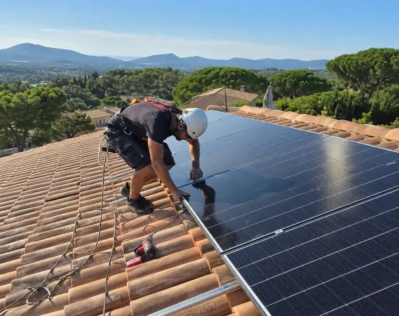 Installateur panneaux solaires Montcet — pose photovoltaïque sur toiture